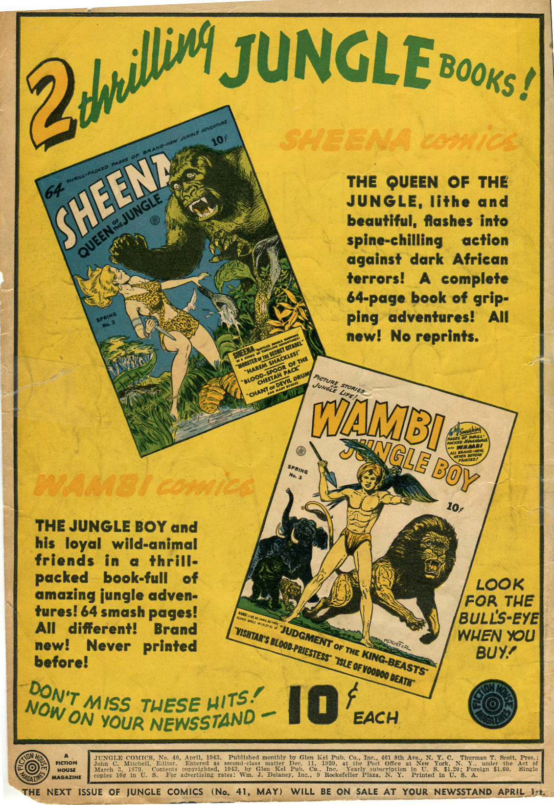 Read online Jungle Comics comic -  Issue #40 - 2