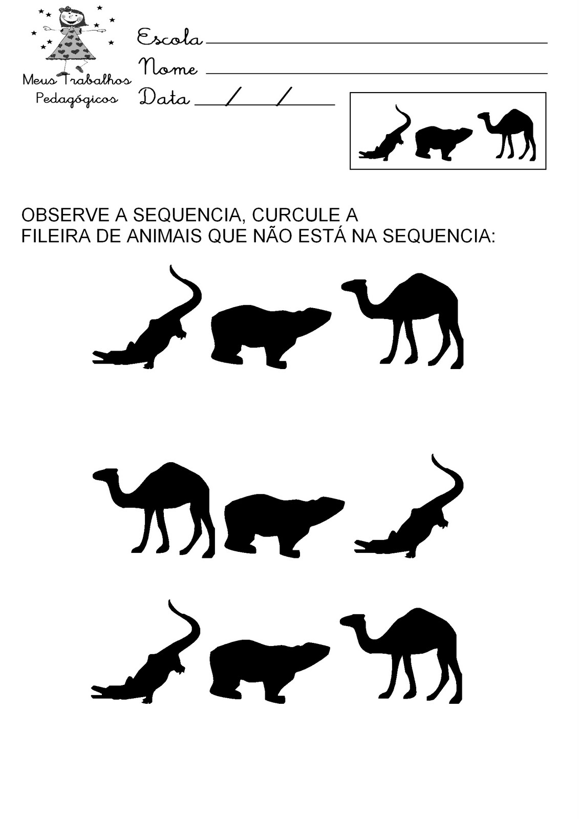 Resultado De Imagem Para Atividades Sombras