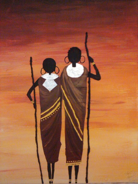 DIY and arts projects for pure fun!: A Masai Couple