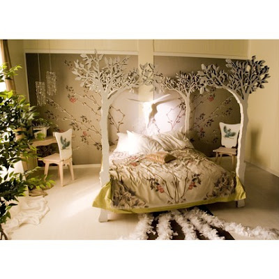 Betty&rsquo;s Fantasy Land: Woodland Fairy Tale Bed On Etsy
