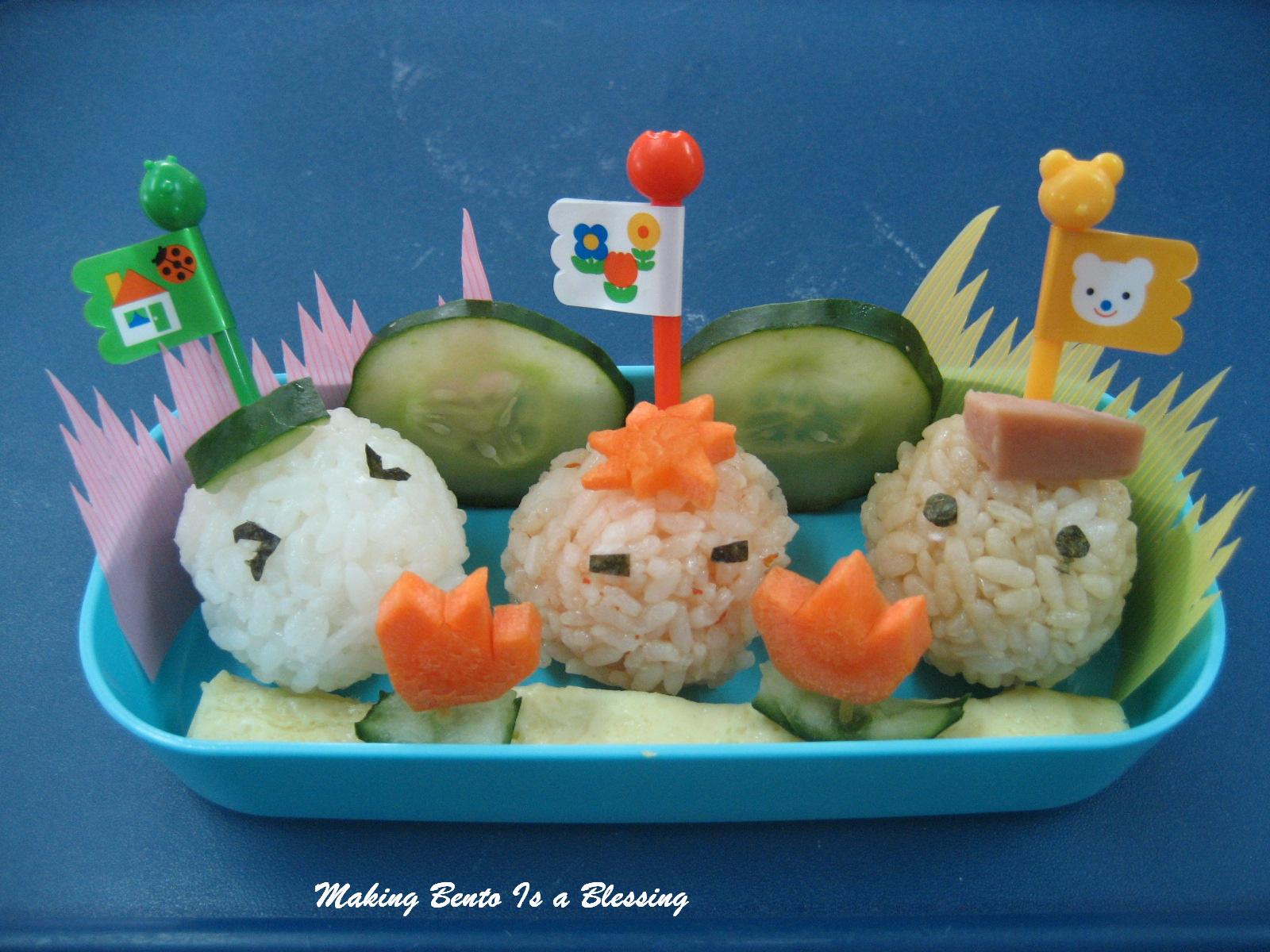 Making Bento is a Blessing... :): Bento No. 17 - Merdeka Day Onigiri Boys