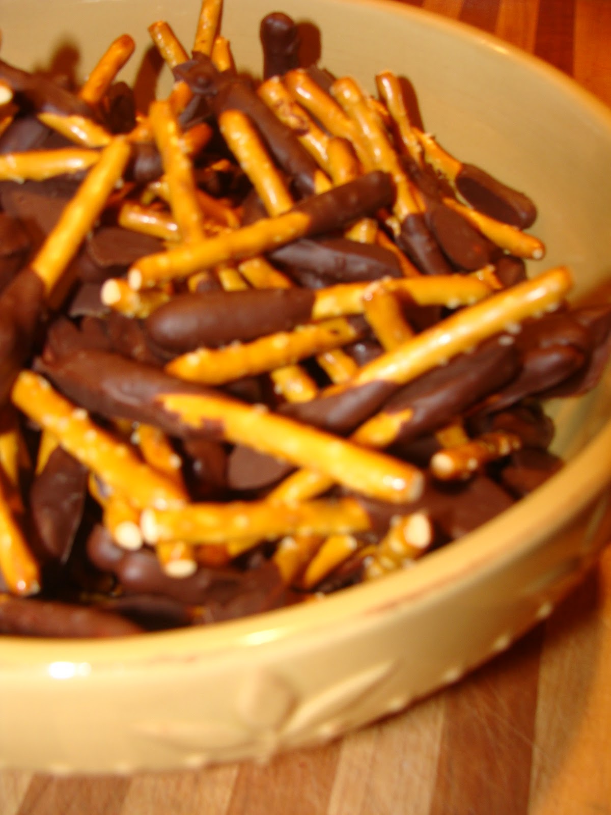 Just Cooking ChocolateDipped Pretzel Sticks