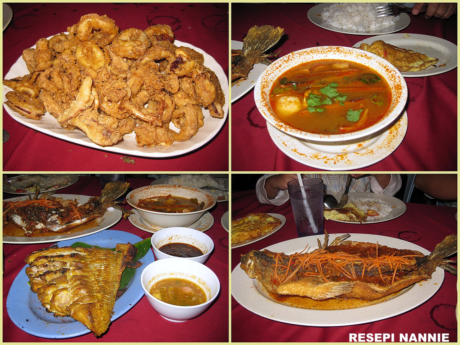 RESEPI NENNIE KHUZAIFAH: Makan malam di Jeram,Kuala Selangor