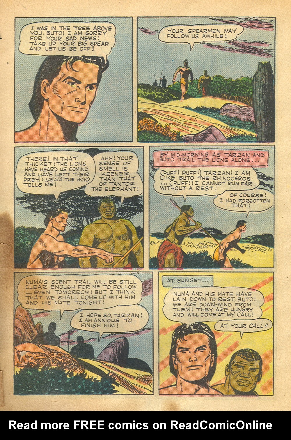 Read online Tarzan (1948) comic -  Issue #54 - 7