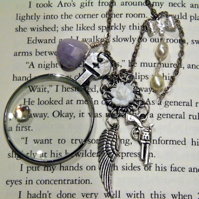 alice jasper twilight inspired necklace