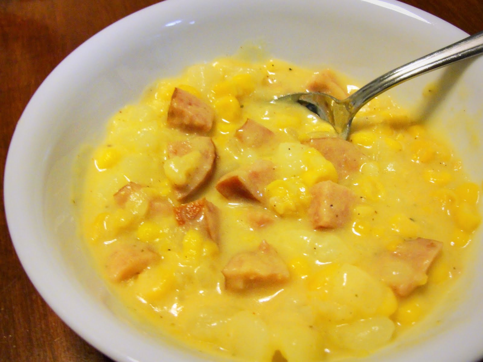 Little Lovables Smoky Corn and Potato Chowder Recipe