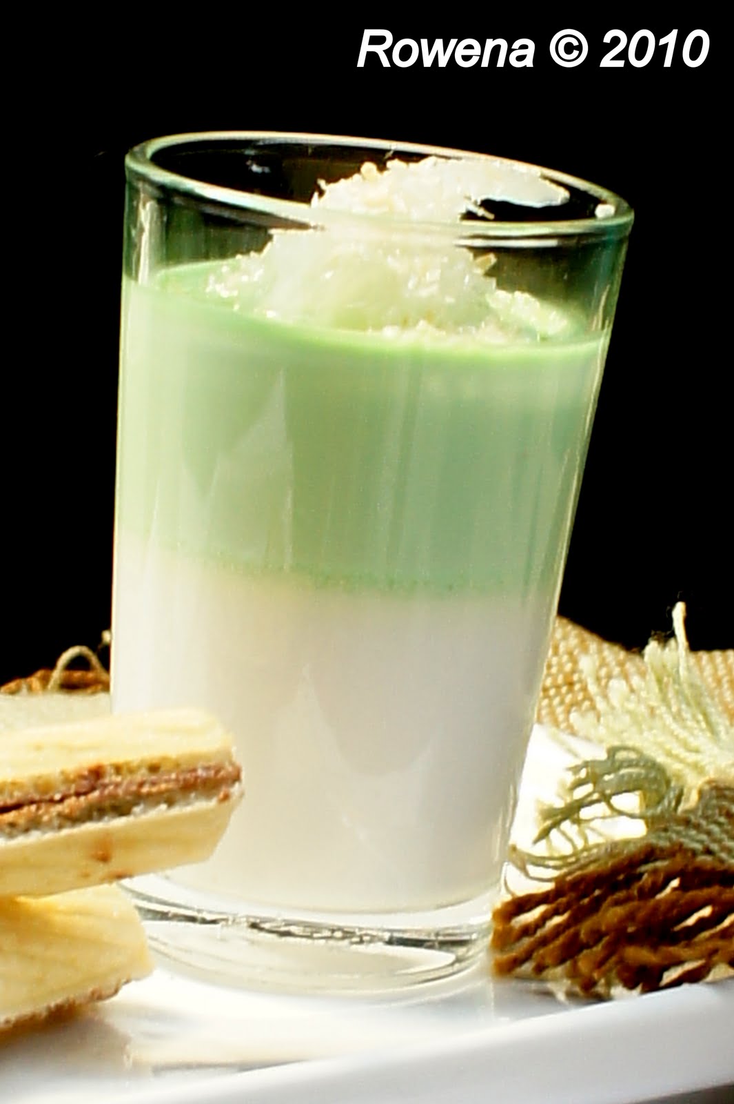 A Spice of Life CoconutPandan Panna Cotta with Macapuno