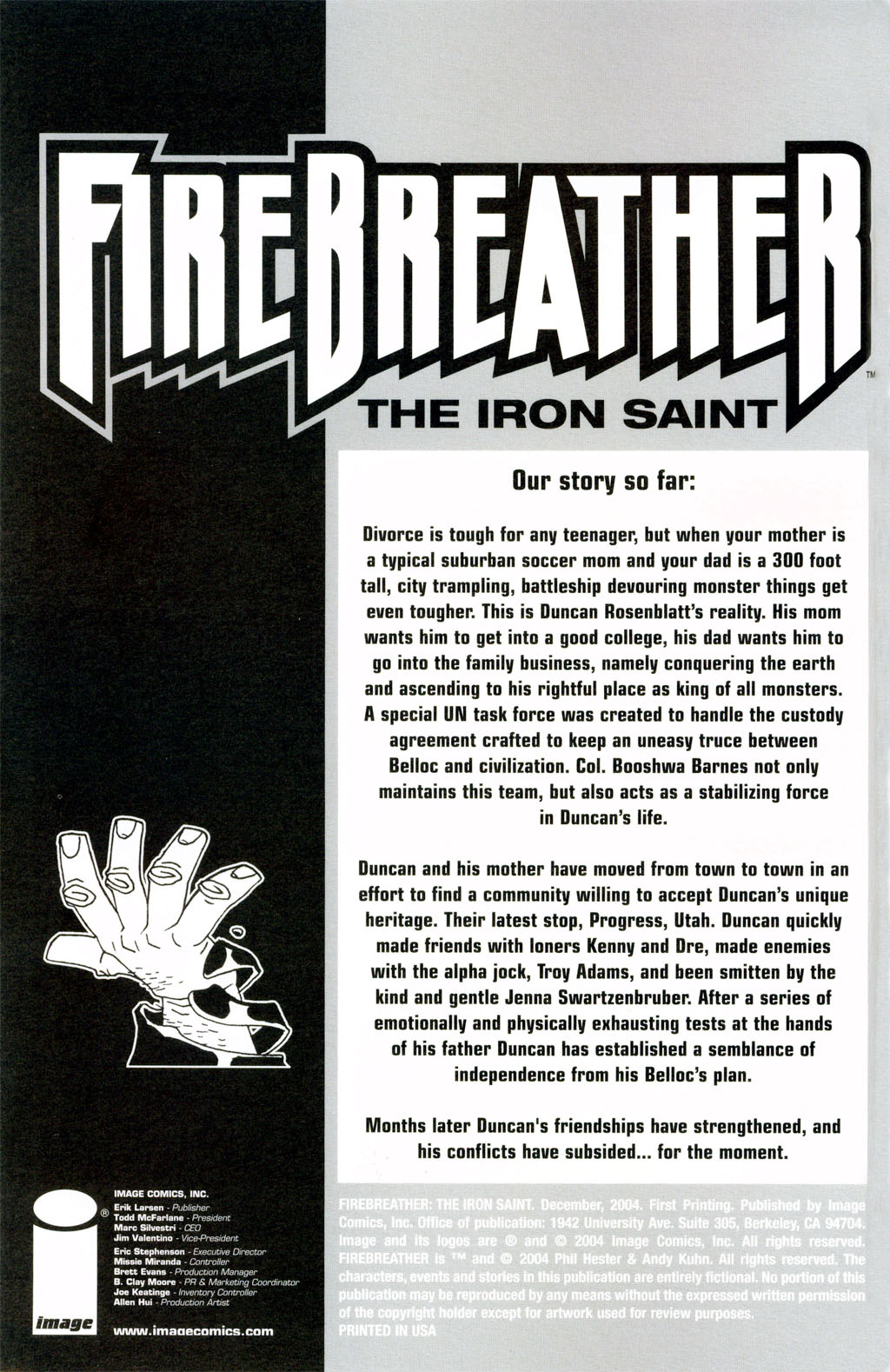 Read online FireBreather: The Iron Saint comic -  Issue # Full - 2