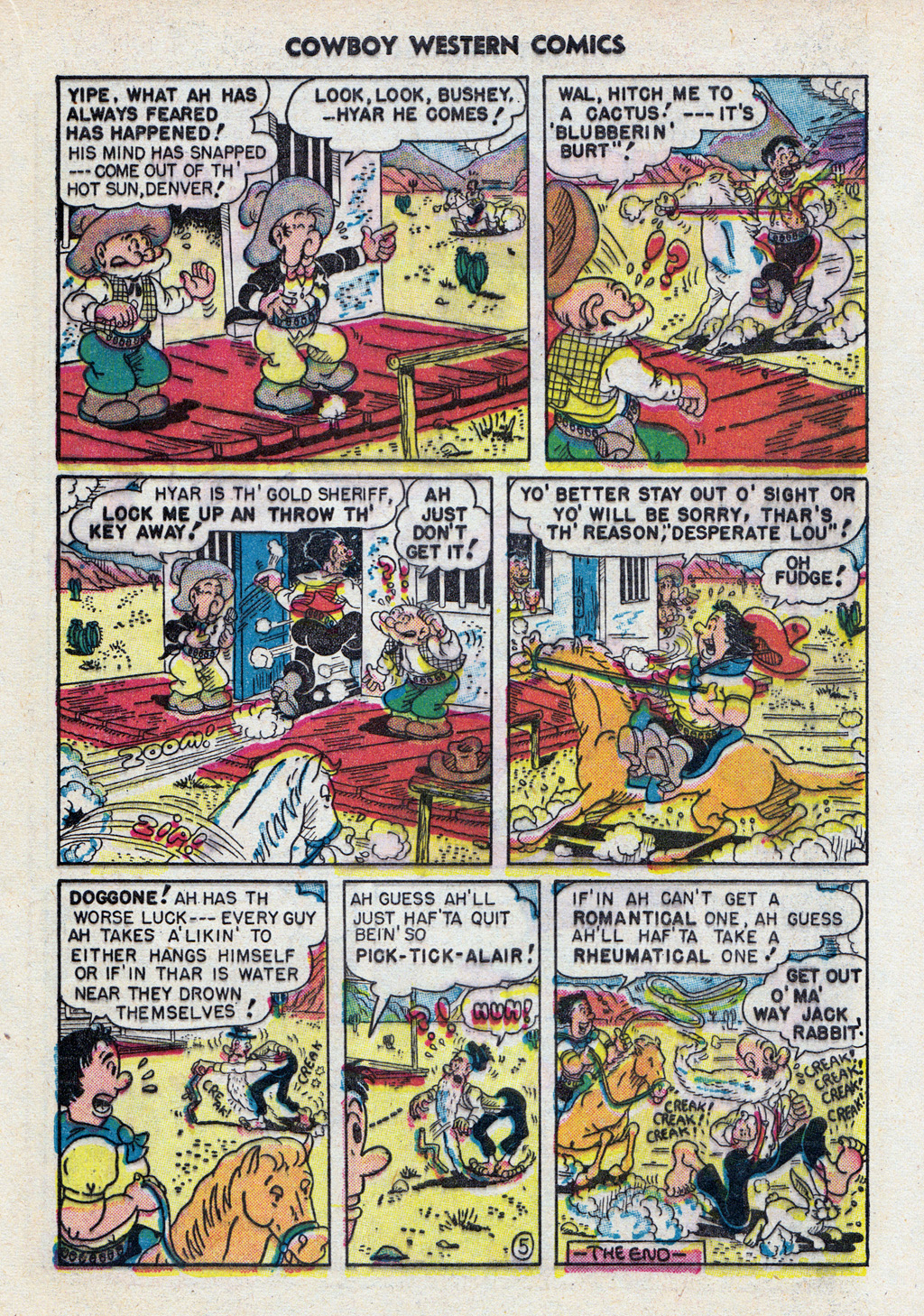 Read online Cowboy Western Comics (1948) comic -  Issue #23 - 15