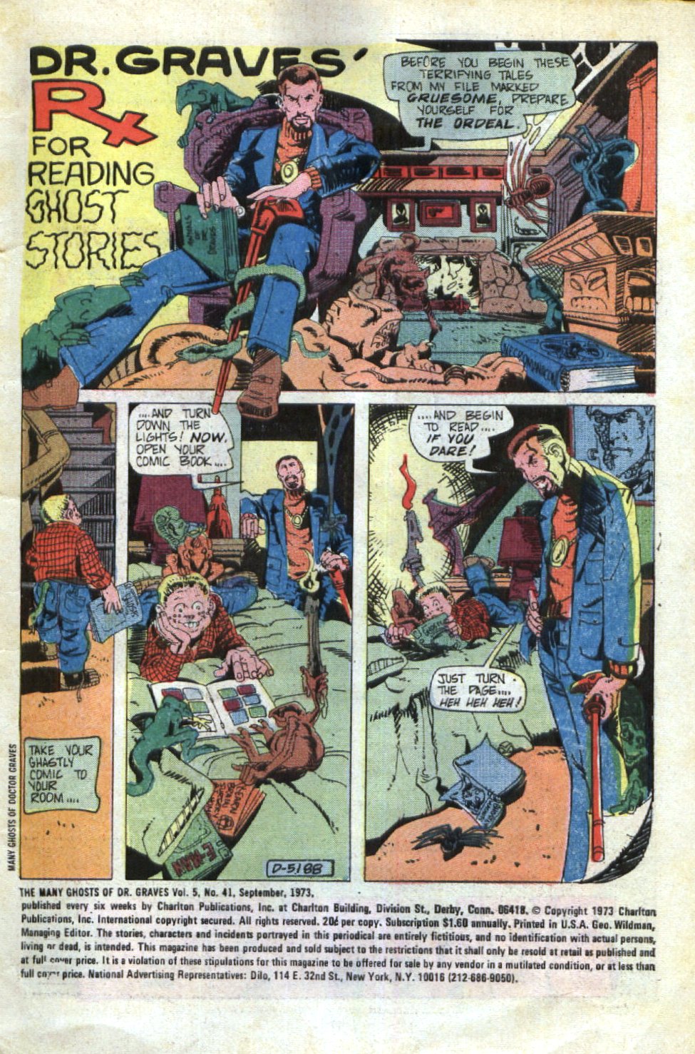 Read online The Many Ghosts of Dr. Graves comic -  Issue #41 - 3