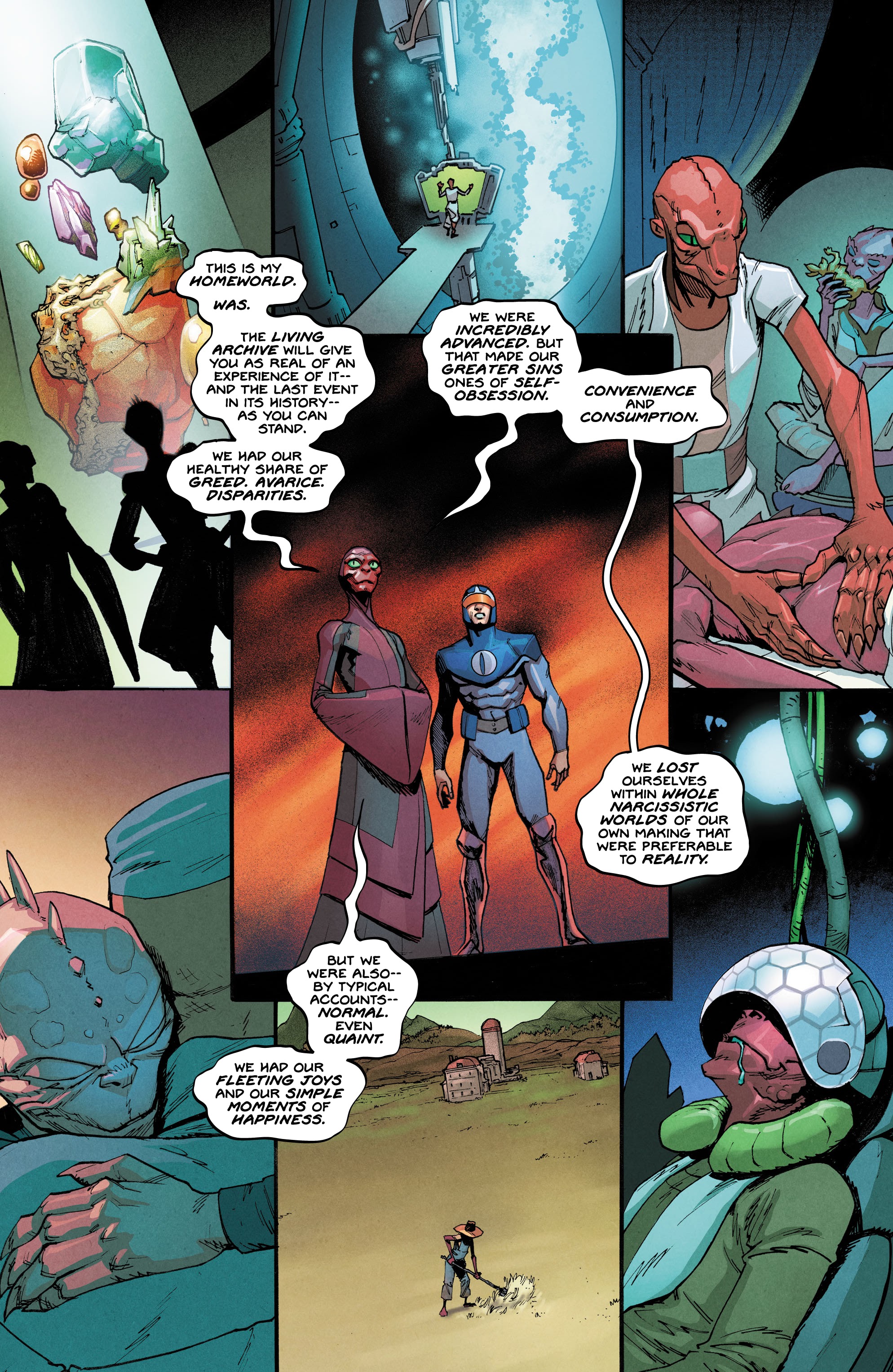 Read online The Blue Flame comic -  Issue #7 - 7