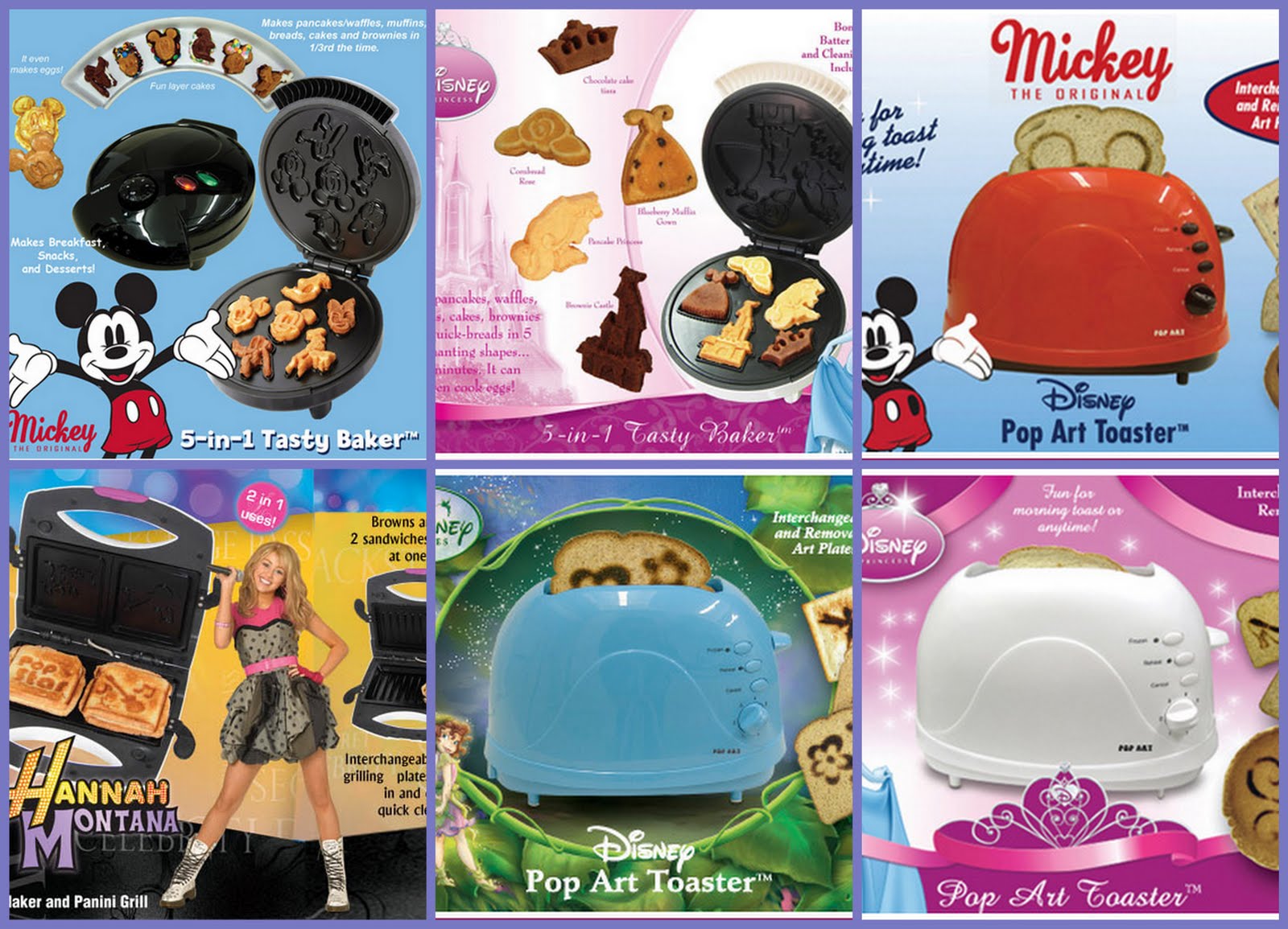 The Bakers Kitchen: Hannah Montana Pop Art Paninni Grill