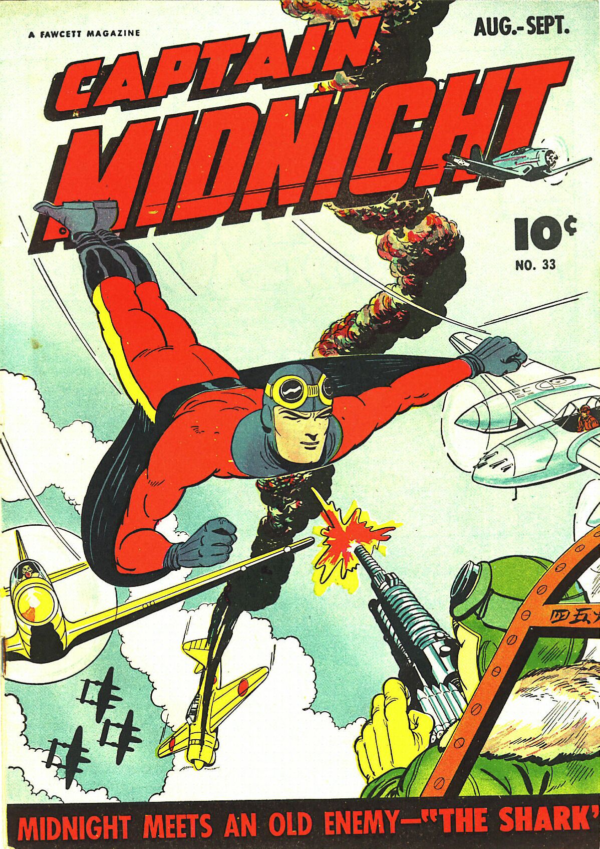 Read online Captain Midnight (1942) comic -  Issue #33 - 1