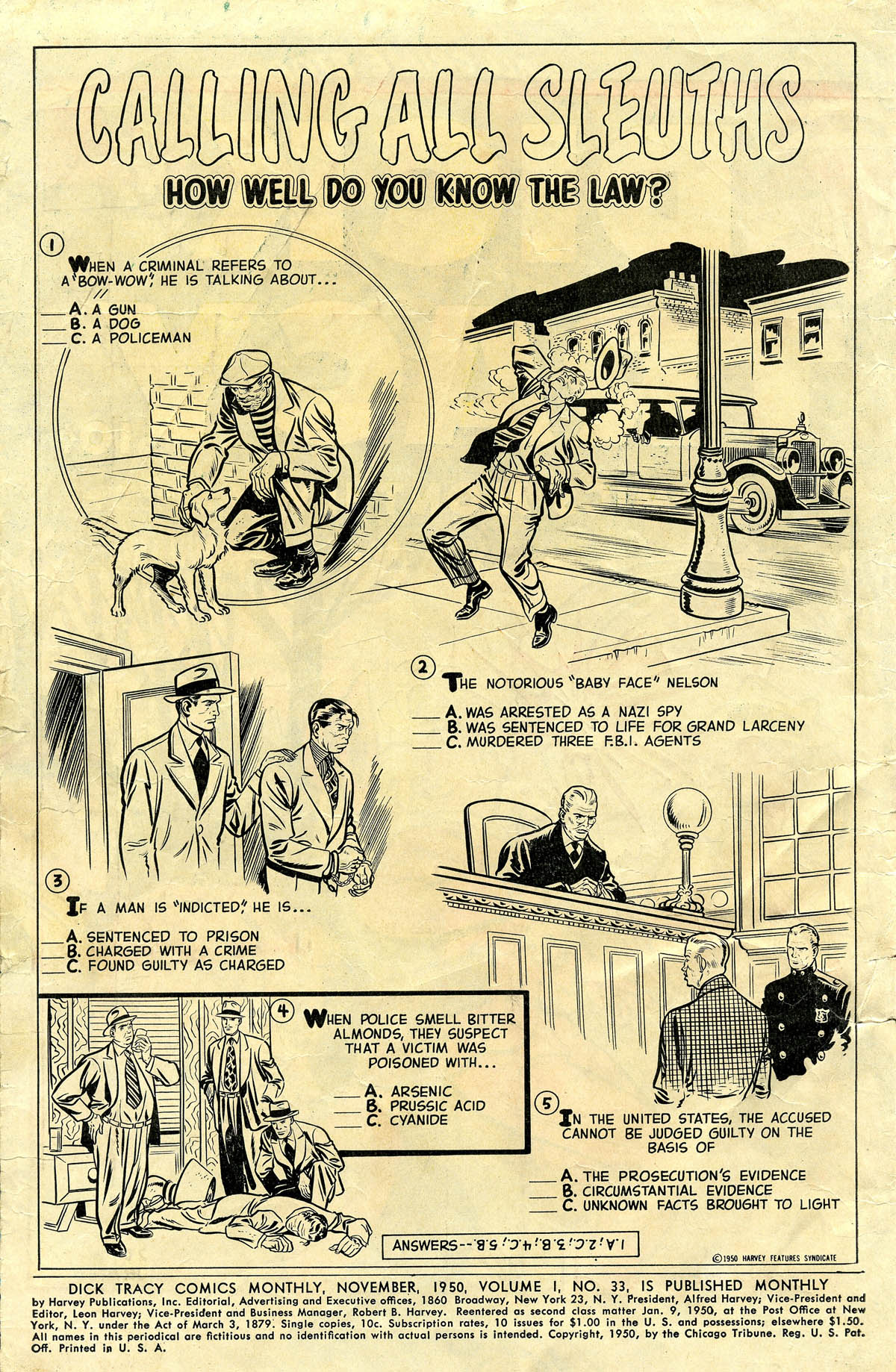 Read online Dick Tracy comic -  Issue #33 - 2