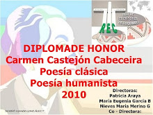 Diploma de honor para Carmen Castejón en Rec por Poesía Clásica y humanista 2010