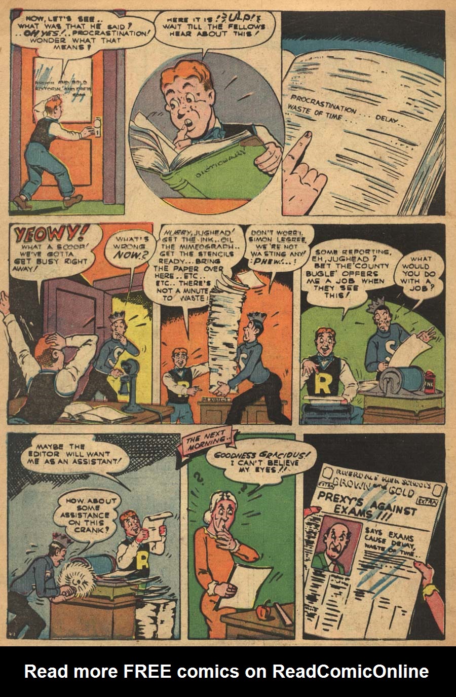 Read online Pep Comics comic -  Issue #35 - 56
