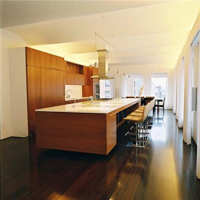 Modern and Comfort Modern Loft Design in NY Kimball Loft Modern Kitchen Design by Rangr Studio