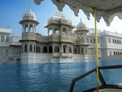 View of Taj Lake Palace from Pichola lake