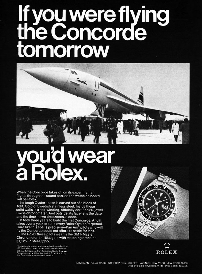 The History Of Rolex and The Concorde Jets...