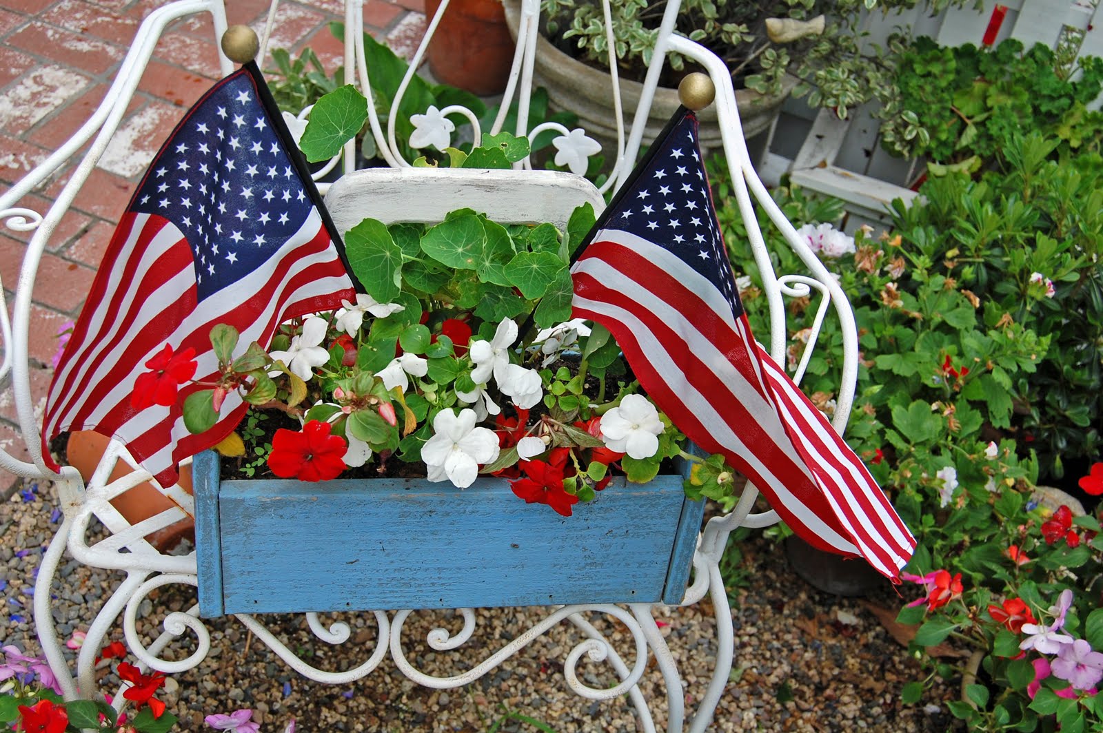 Fourth of July In My Garden Great Beautiful Garden