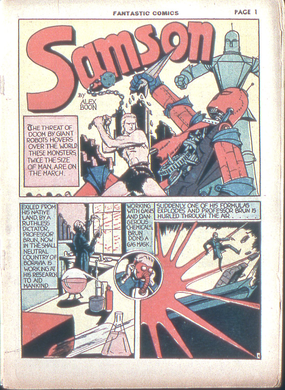 Read online Fantastic Comics comic -  Issue #4 - 3