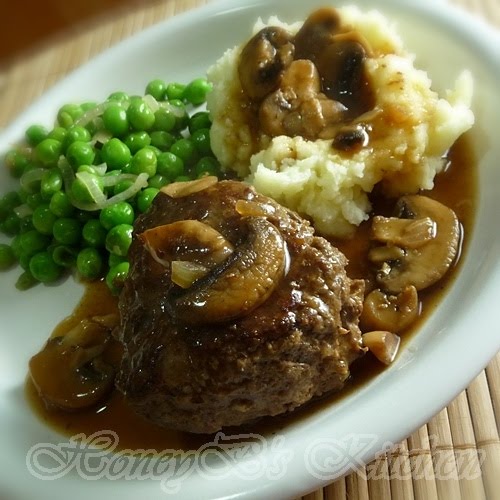 Salisbury Steak with Mushroom Gravy  Grumpys Honey Bunch