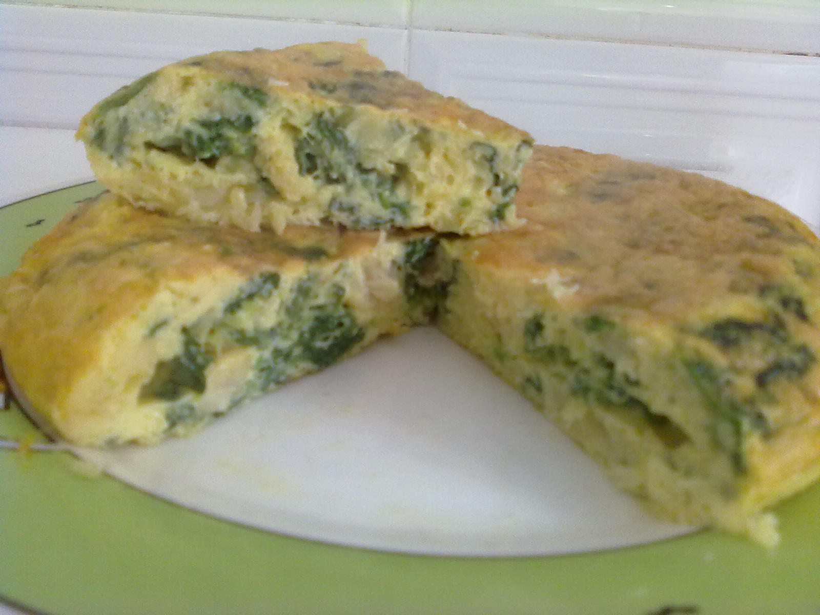 LAS COMIDAS DE CARMEN TORTILLA DE ESPINACAS CON BACALAO