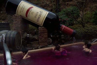 piscina de vinho
