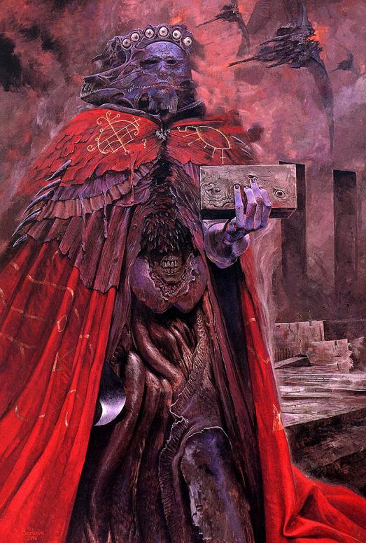 wayne barlowe pinturas ilustrações inferno demônio