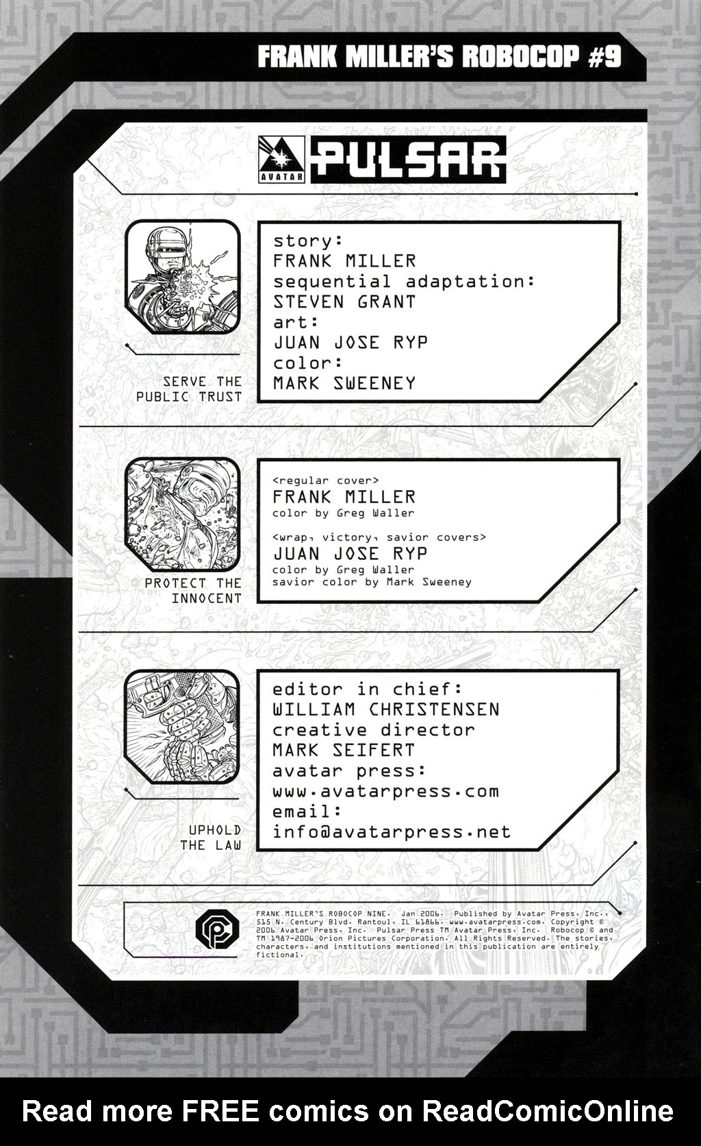 Read online Frank Miller's Robocop comic -  Issue #9 - 3