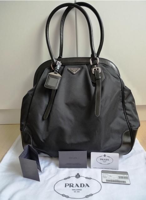 Miss Elegant 1961: Authentic! Brand New Prada Black Large Doctor Handbag