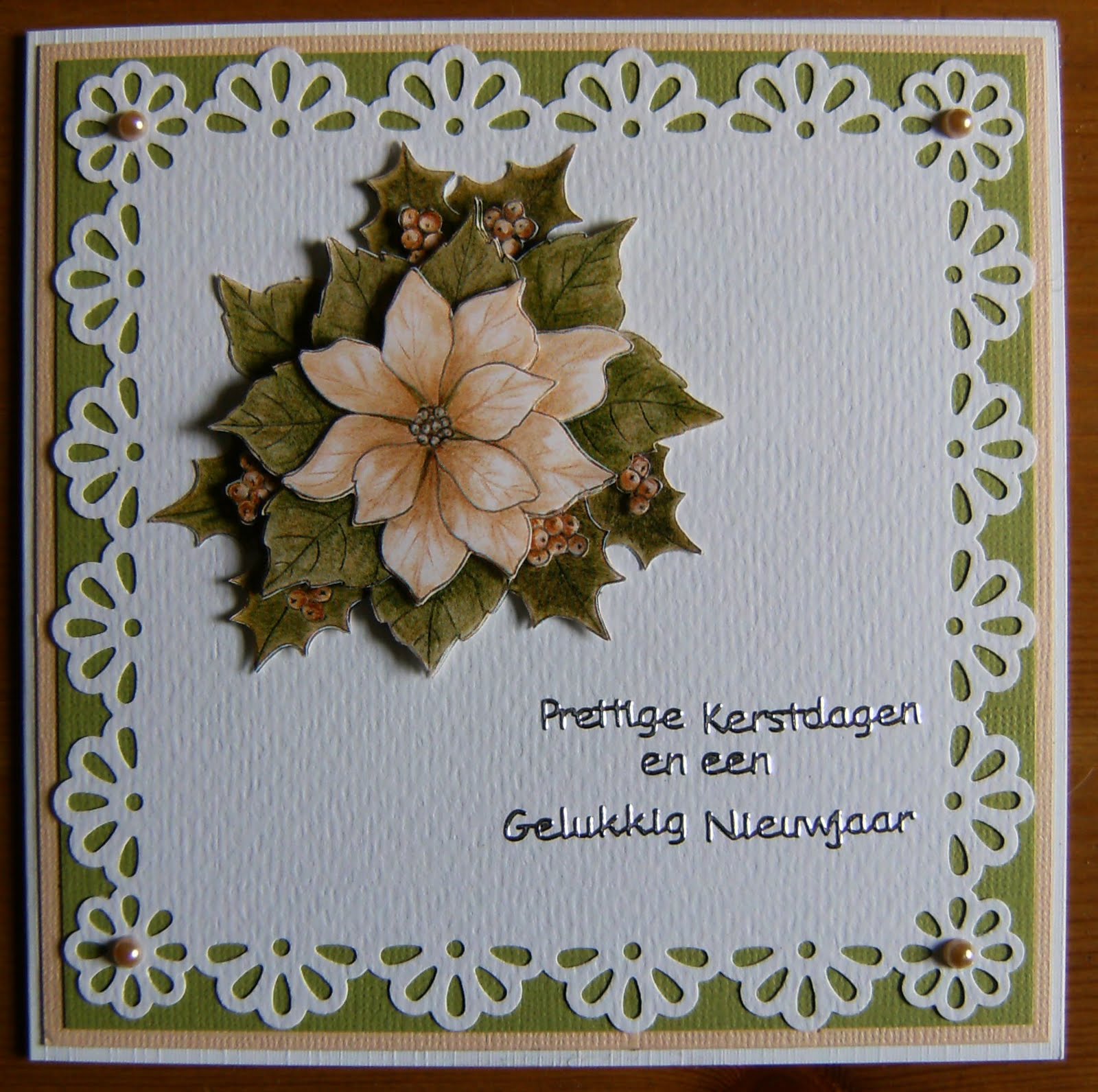 Zelf gemaakte kaarten 2 kerstkaarten