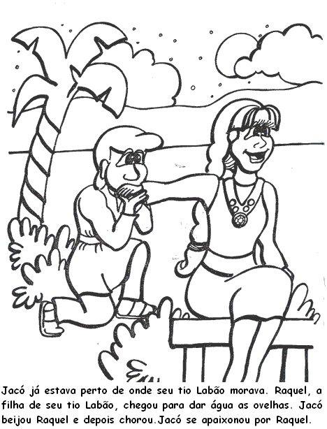 jacob leah and rachel coloring pages - photo #23