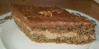 prajitura cu crema ganache si glazura amaruie