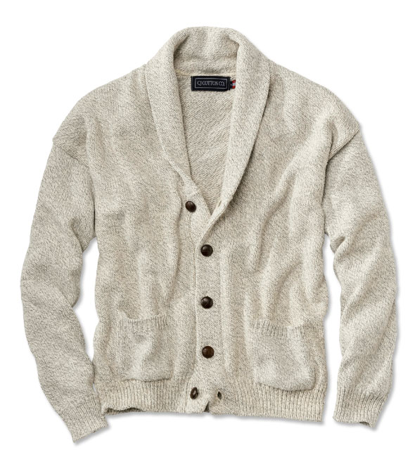 Sartorially Inclined: Made In The USA Shawl Collar Cardigan