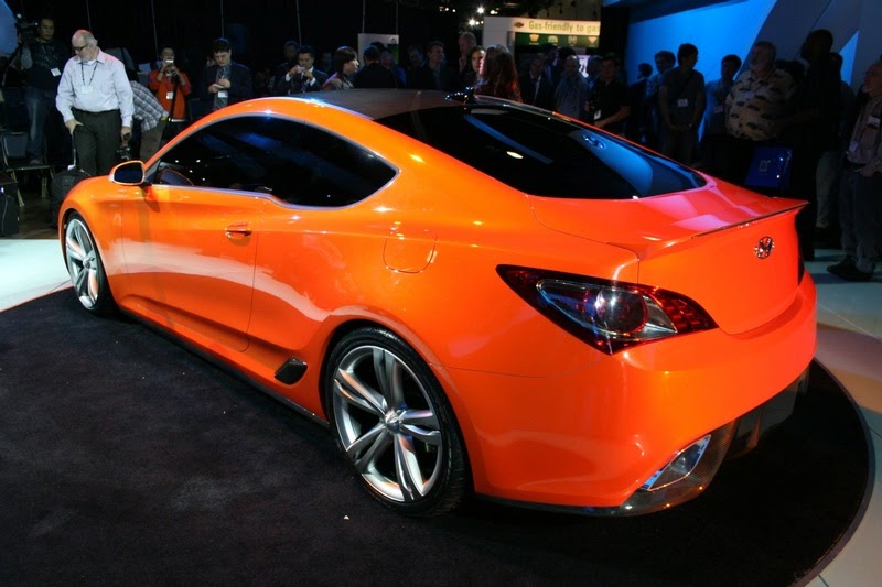 Hyundai Tiburon оранжевый
