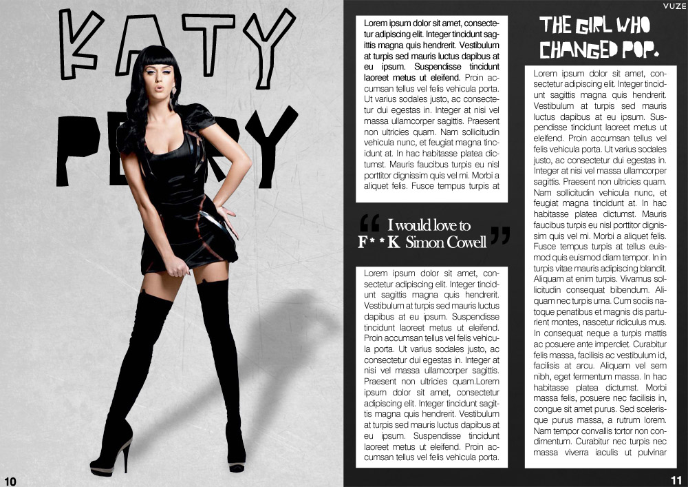 Pat Mills AS Media Double Page Spread Mock Up