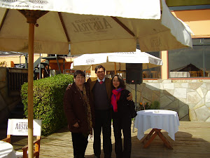 Con Arturo Barrios y Alejandra