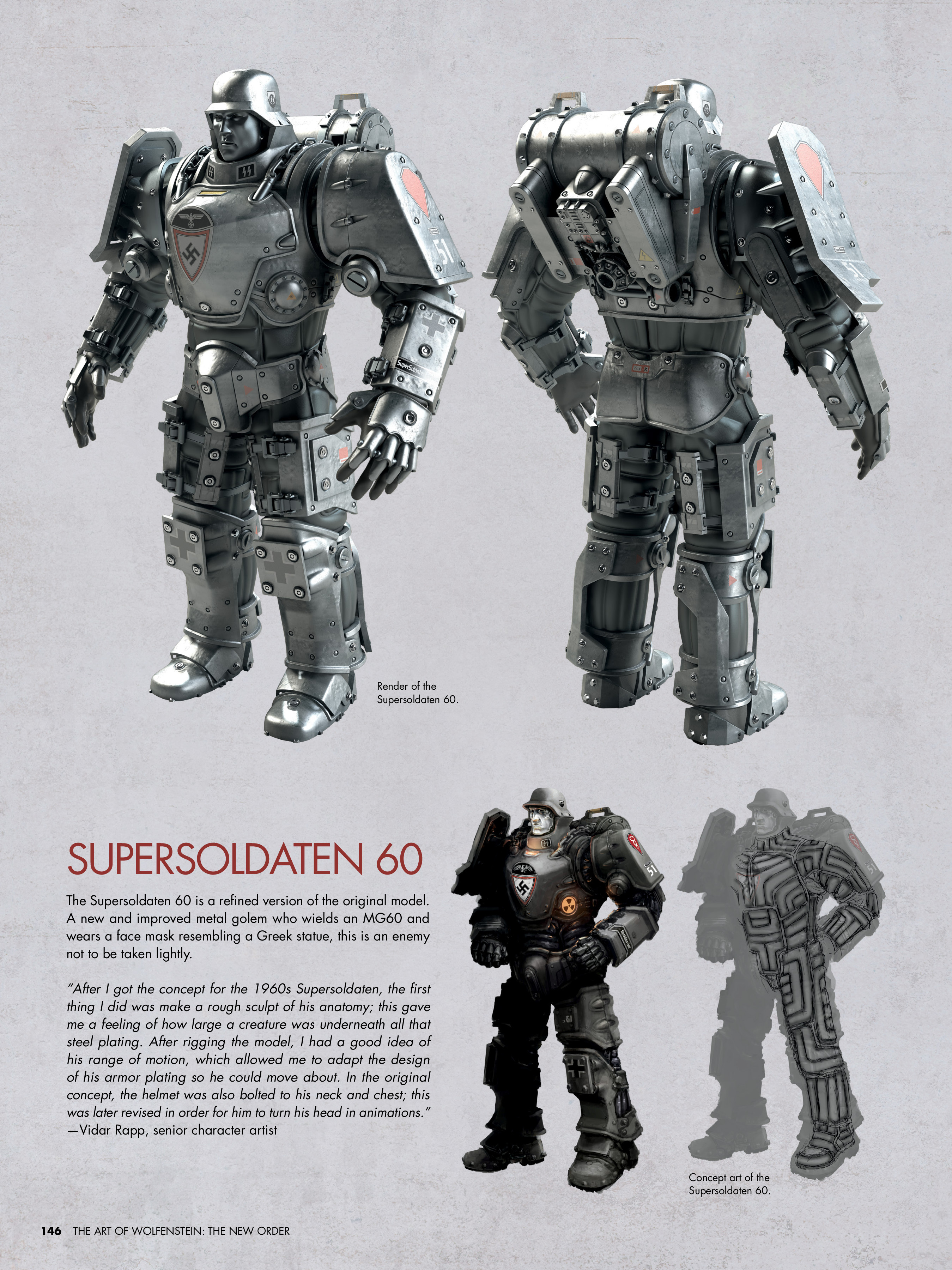 Read online The Art of Wolfenstein: The New Order comic -  Issue # TPB (Part 2) - 35