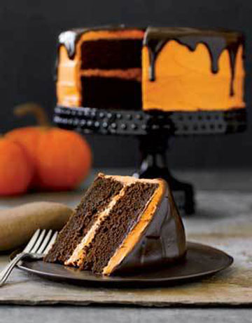 CAKE Creative Co.: halloween treat: chocolate pumpkin cake
