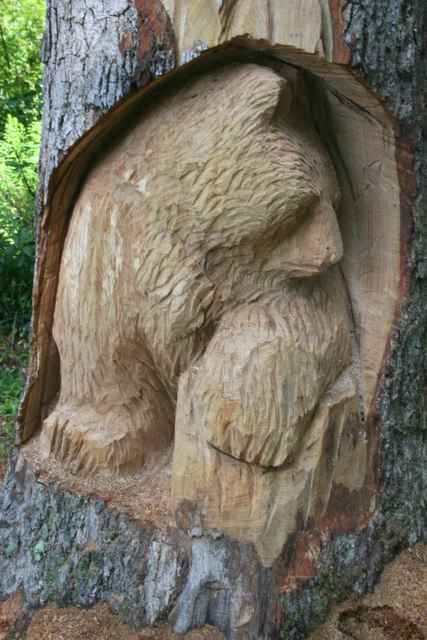 Bear Creek Pa >> Tree Creations by Jim Rourke: Big chainsaw carved oak totem Bear Creek Pa >> Tree Creations by Jim Rourke: Big chainsaw carved oak totem
