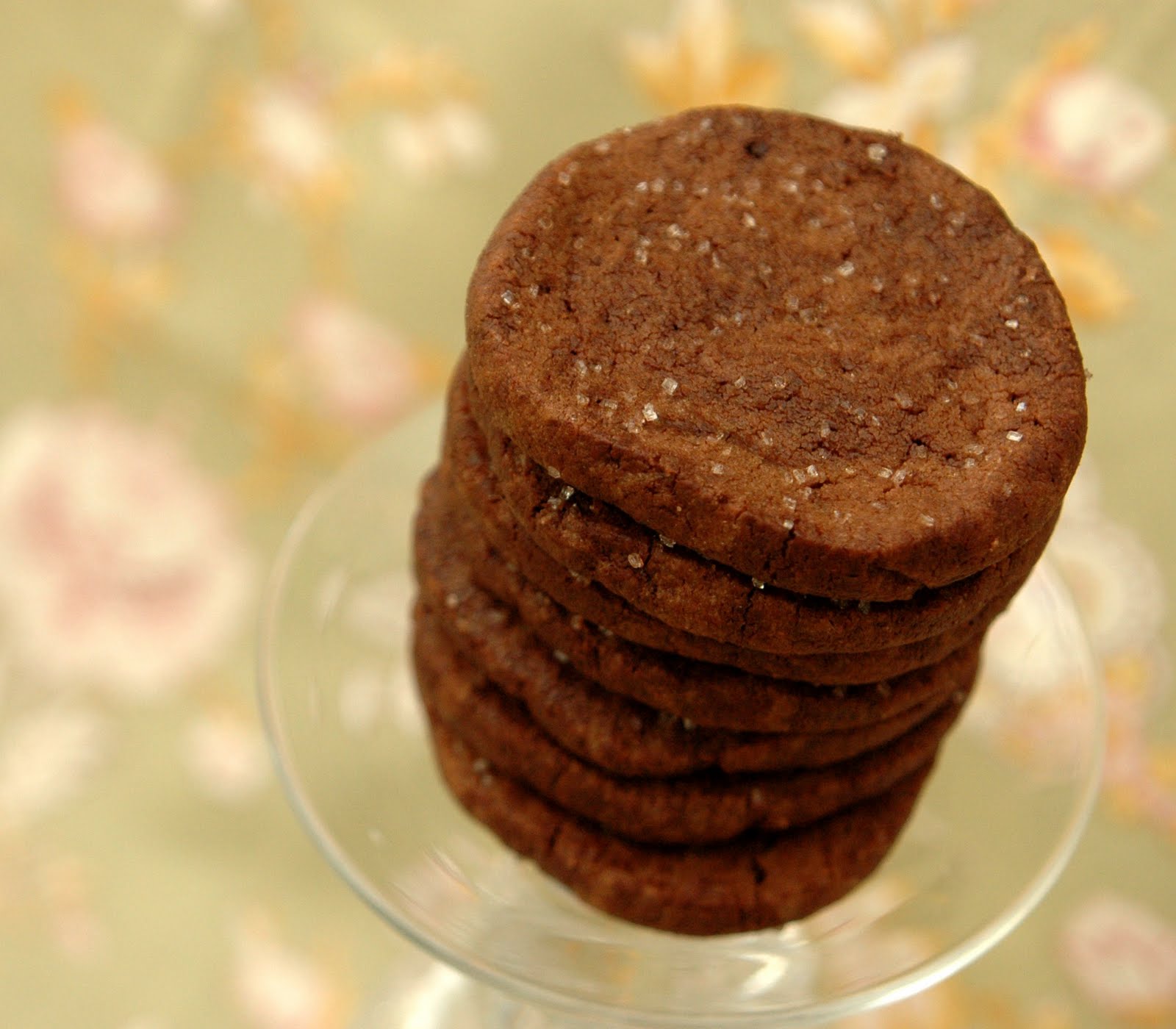 Simply Suzanne's AT HOME: double chocolate sable cookie