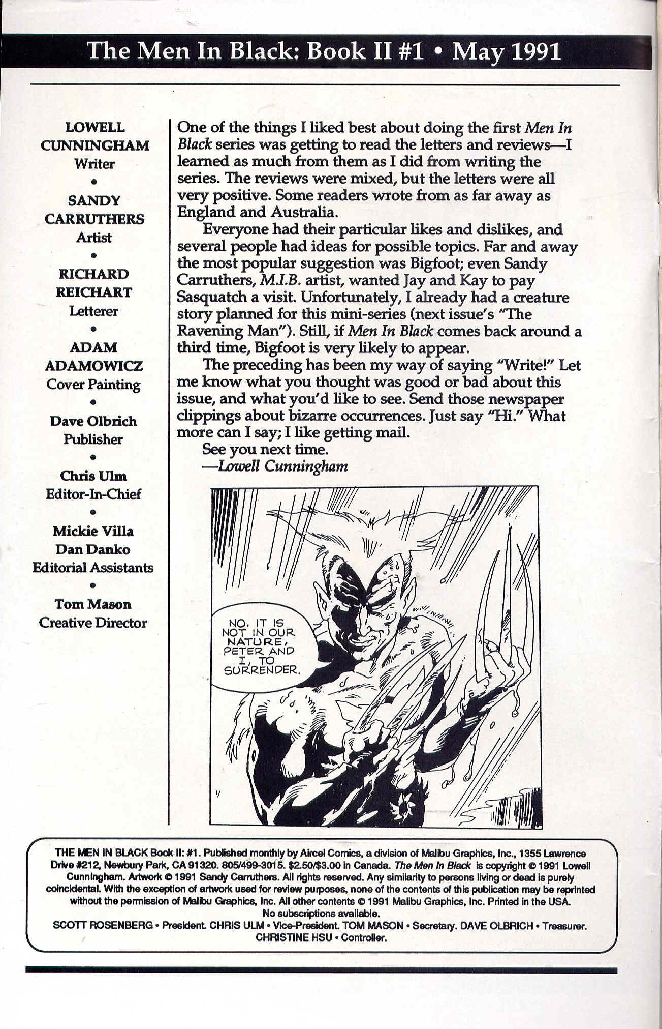 Read online The Men in Black Book II comic -  Issue #1 - 2