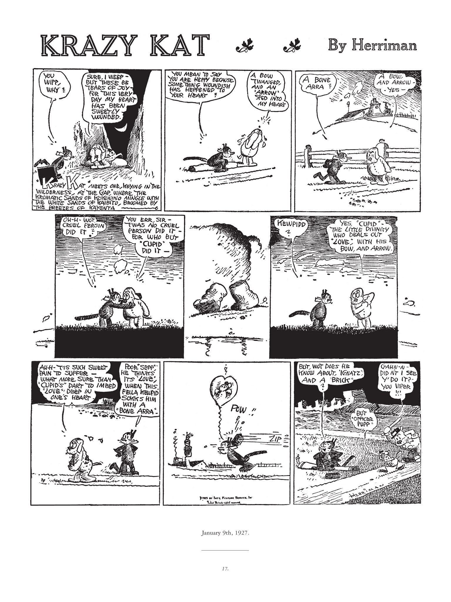 Read online Krazy & Ignatz comic -  Issue # TPB 5 - 17