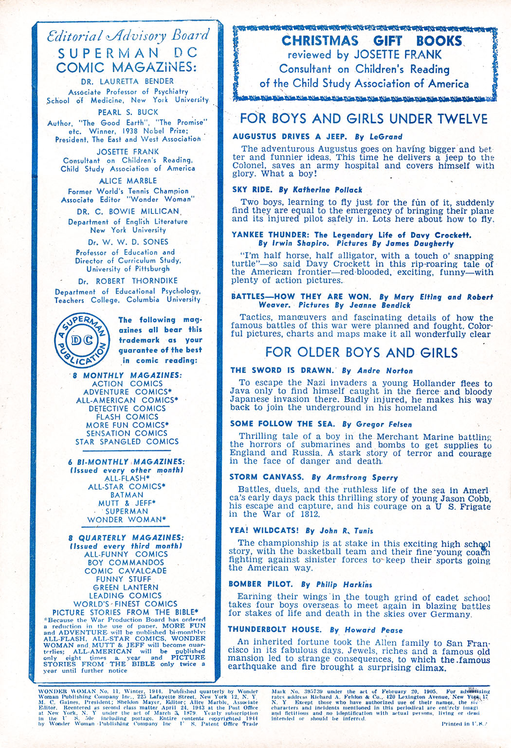 Read online Wonder Woman (1942) comic -  Issue #11 - 2