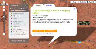 screenshot of mapmyadventure