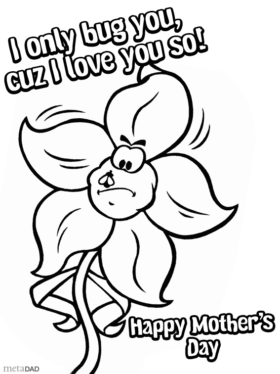 mothers coloring pages - photo #13