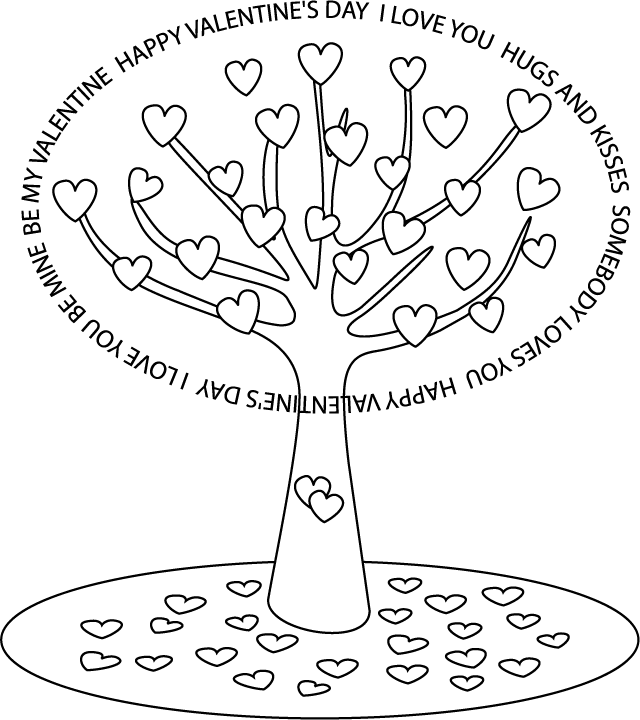 valentines day printables coloring pages - photo #18