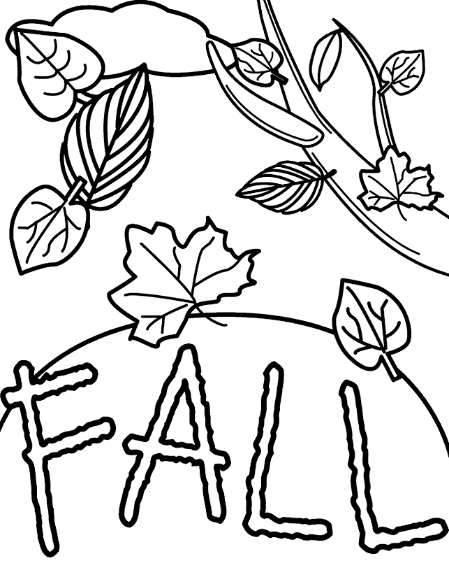 Thanksgiving Coloring Pages: Fall Coloring Pages, Fallen Leaves Printables
