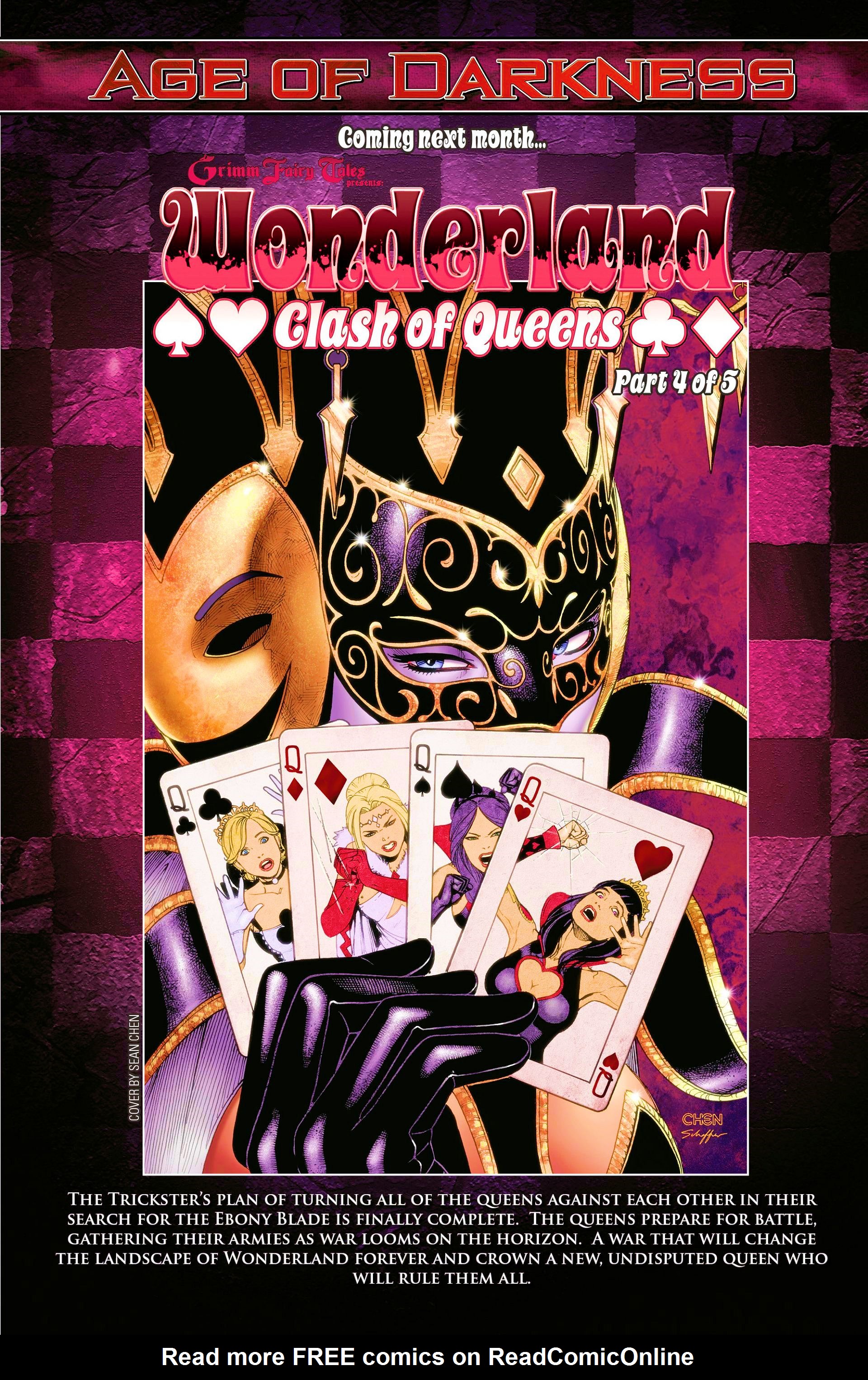 Read online Grimm Fairy Tales presents Wonderland: Clash of Queens comic -  Issue #3 - 26